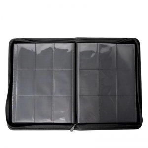 Black Pocket Black 9 Pocket Card Cardloader Binder personalizzato 