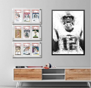 Visualizzazione della carta da baseball acrilica all'ingrosso 