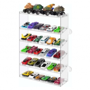 Vetrina in acrilico trasparente per Hot Wheels 