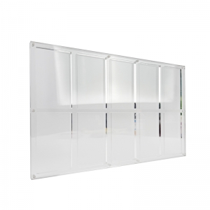 Cornice espositiva per carte classificate PSA BGS in acrilico da 10 slot 