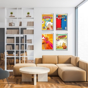 Porta-carrello personalizzato per fumetti Silver Age e attuali 
