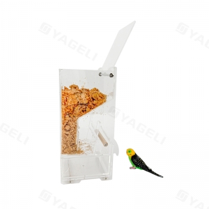 Mangiatoia per uccelli in acrilico personalizzata per finestre 
