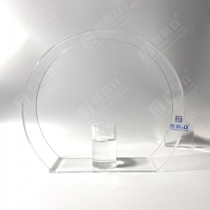 Vaso rotondo moderno in acrilico personalizzato 