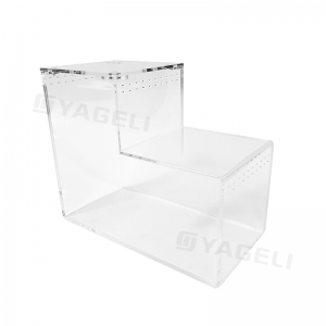 Recinto per culla in acrilico personalizzato a forma di ragno con ventilazione 