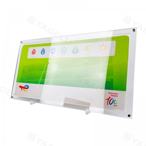 Supporto per tappetino da gioco in acrilico con logo personalizzato 