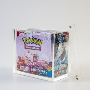 Vetrina espositiva in acrilico Hotsale per scatole di booster Pokémon 