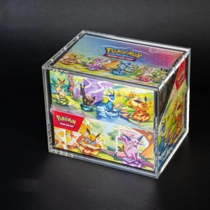 Vetrina in acrilico per mini scatole di latta Pokemon (confezione da 8 scatole) 