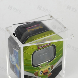 Vetrina in acrilico con coperchio magnetico per lattina di espansione Pokémon 