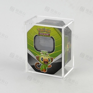Vetrina in acrilico con coperchio magnetico per lattina di espansione Pokémon 