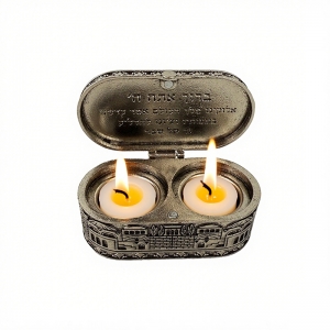 Portacandele decorativo Judaica 