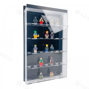 Vetrina illuminata in acrilico per minifigure LEGO 