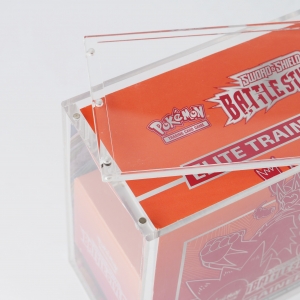 Custodia protettiva in acrilico per Pokémon Battle Styles Elite Trainer Box (ETB) 