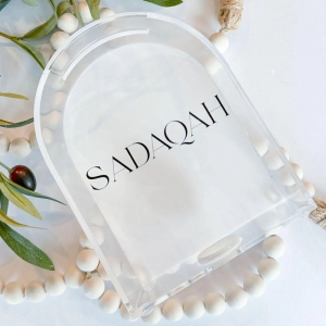 Scatola Sadaqah Tzedakah in acrilico all'ingrosso 