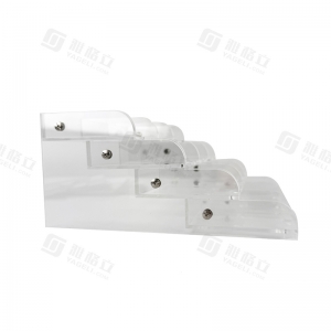 Vassoio porta carte in acrilico multi-slot per organizzare e mostrare le carte 