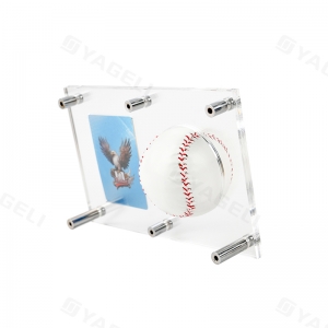Espositore in acrilico per carte da baseball e da collezione 