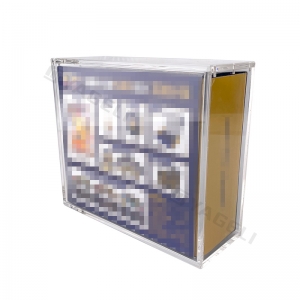 Vetrina espositiva in acrilico di alta qualità per la scatola del gioco Pokémon del 5° anniversario 