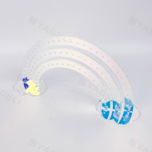 Espositore per orecchini in acrilico di lusso 