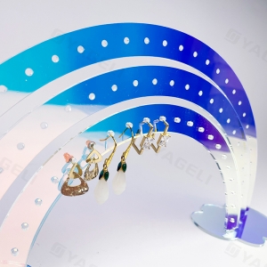 Espositore per orecchini in acrilico di lusso 