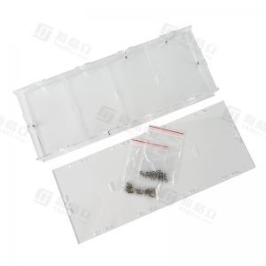 Mini scatola espositiva in latta acrilica staccabile con 4 slot per Pokemon 