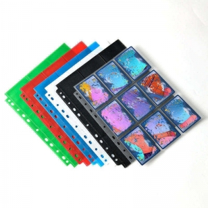 fogli di album di carte collezionabili