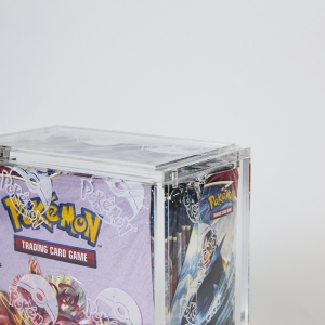 Custodia protettiva e espositiva per booster impilabile in acrilico Pokémon TCG 