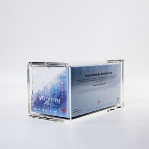 Vetrina espositiva Magic: The Gathering Draft Booster in acrilico resistente ai raggi UV 