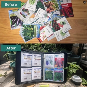 Foglio porta semi a 4 tasche 