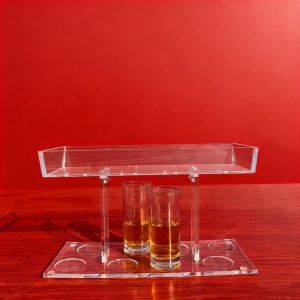 Set fontana Kiddush in lucite per vino e regalo Judaica 