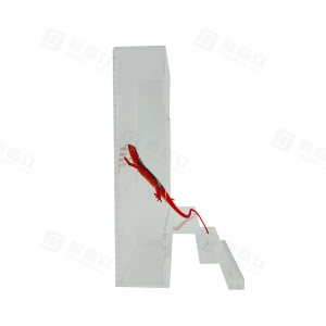 Recinto verticale per animali domestici in acrilico resistente ai raggi UV 