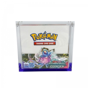Custodia protettiva in acrilico di alta qualità per box di bustine Pokémon. 