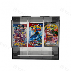 Dispenser per bustine di espansione Pokémon a 3 scomparti in acrilico di alta qualità | YAGELI 