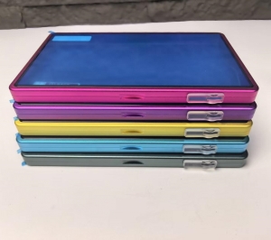 Custodia magnetica in alluminio PSA per carte graduate con chiusura laterale 
