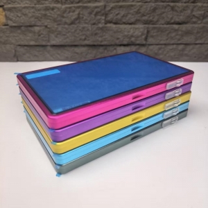 Custodia magnetica in alluminio PSA per carte graduate con chiusura laterale 