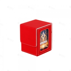 YAGELI Scatola per mazzo di carte in pelle PU 