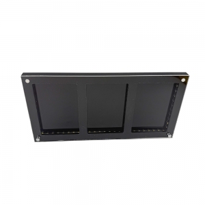 Cornice espositiva per carte collezionabili in acrilico LED a 3 scomparti con un solo tocco 
