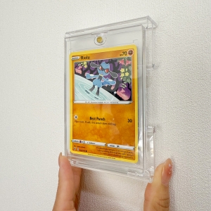Espositore da parete in acrilico per porta carte magnetico 