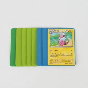 Bustine protettive per carte TCG con angoli arrotondati, bustine opache colorate per carte collezionabili 
