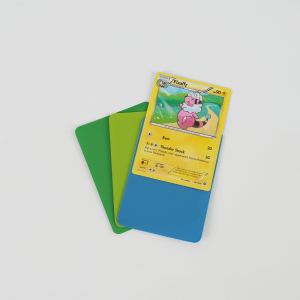 Bustine protettive per carte TCG con angoli arrotondati, bustine opache colorate per carte collezionabili 