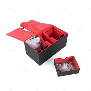 Deck box a doppio lato con porta dadi per accessori TCG | YAGELI 