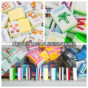 Set Mahjong americano in acrilico 