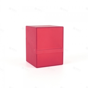 Scatola per mazzo di carte collezionabili in plastica rossa | Fabbrica di accessori TCG YAGELI