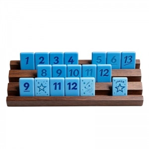 Set di piastrelle Rummy in acrilico viola 