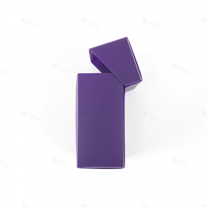 Scatola per mazzo di carte collezionabili in plastica viola | Fabbrica di accessori TCG YAGELI 