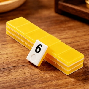 Gioco di tessere con numeri in acrilico personalizzato 